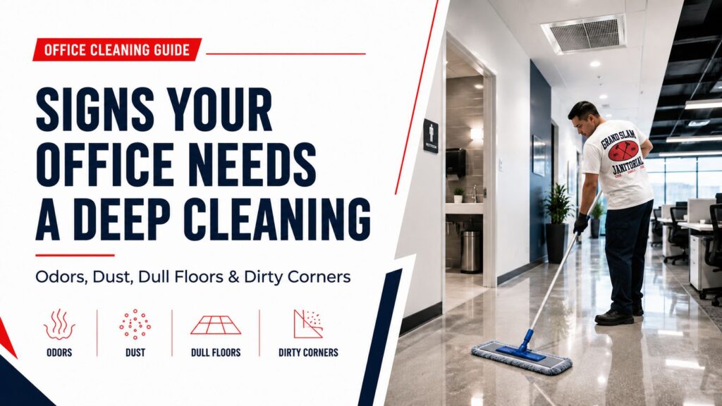 Signs Your Office Needs a Commercial Deep Cleaning