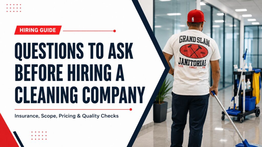 What to Ask Before Hiring a Commercial Cleaning Company