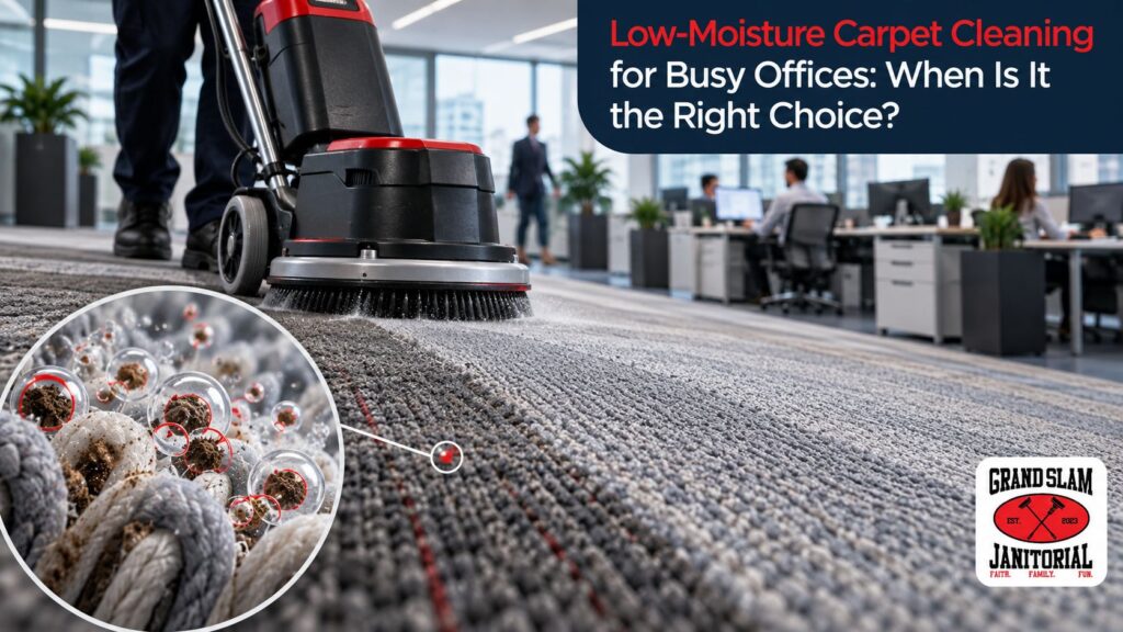 Low-Moisture Carpet Cleaning for Busy Offices