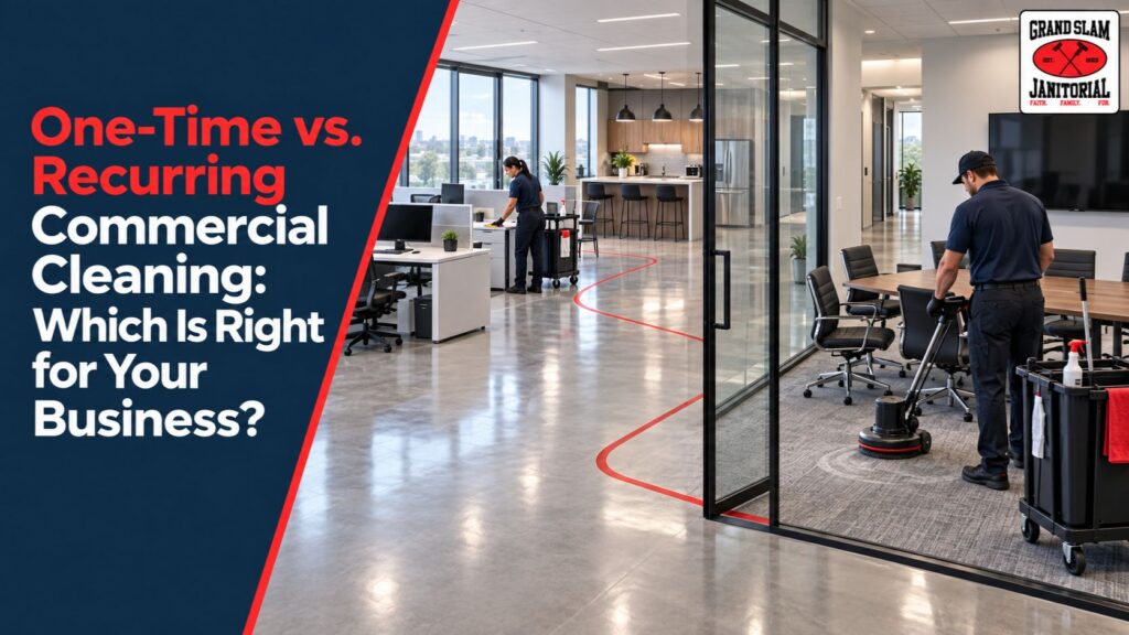 One-Time vs Recurring Commercial Cleaning
