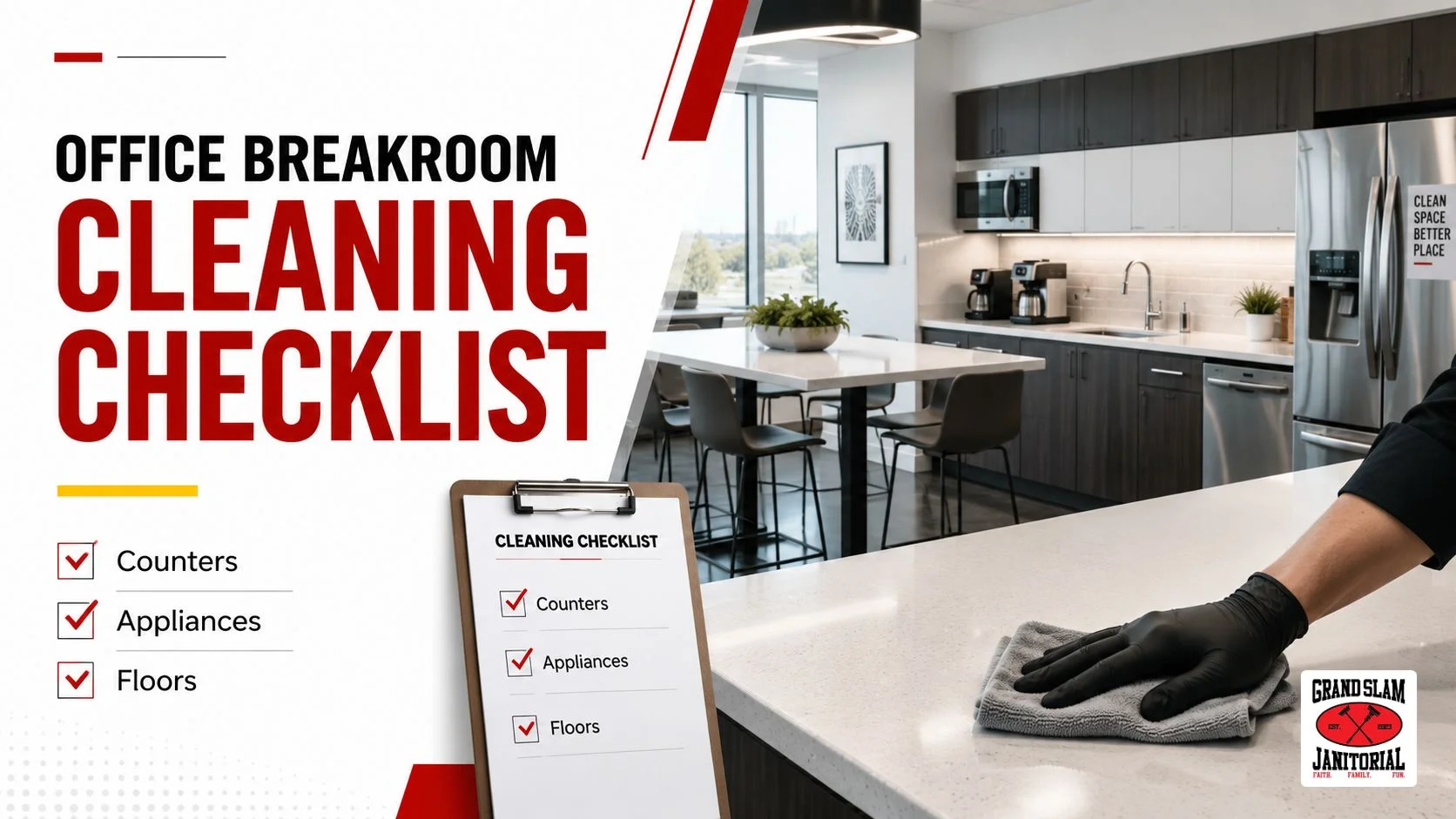 Breakroom Cleaning Checklist for Offices