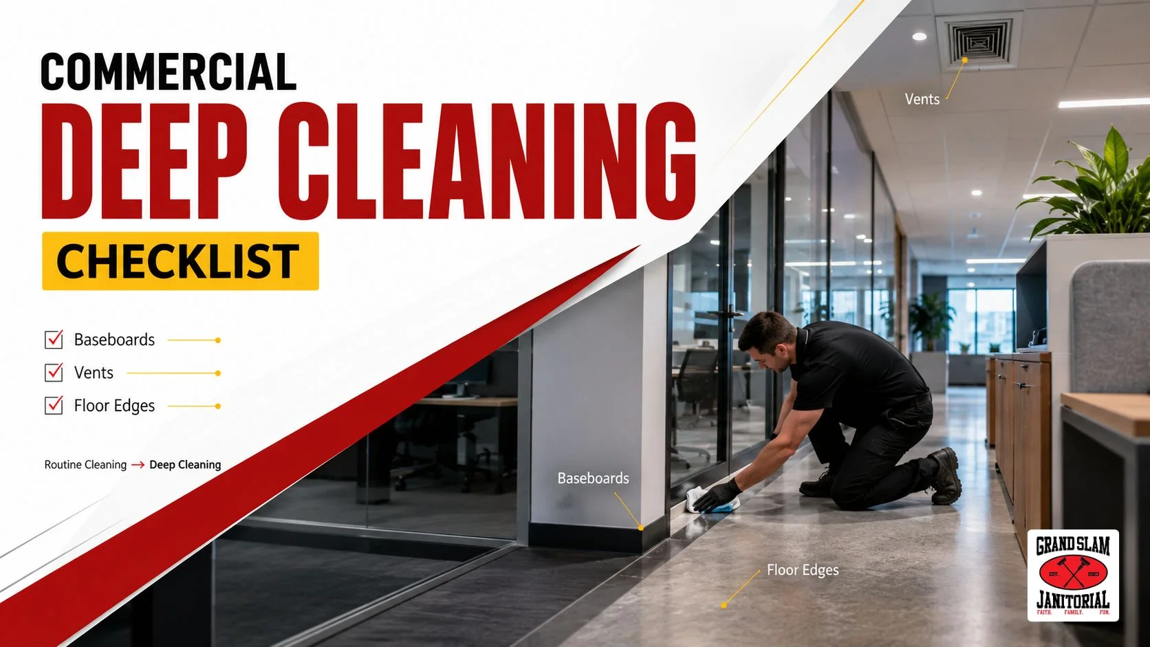 Commercial Deep Cleaning Checklist for Offices and Facilities